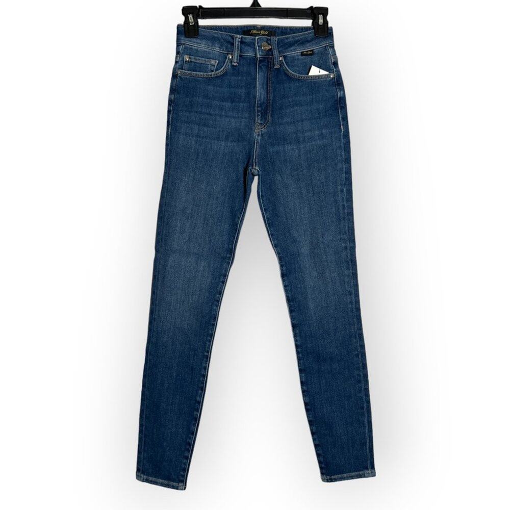 NWT MAVI SCARLETT Super High Rise Skinny Jeans SIZE 26 x 28 Blue Stretch Denim